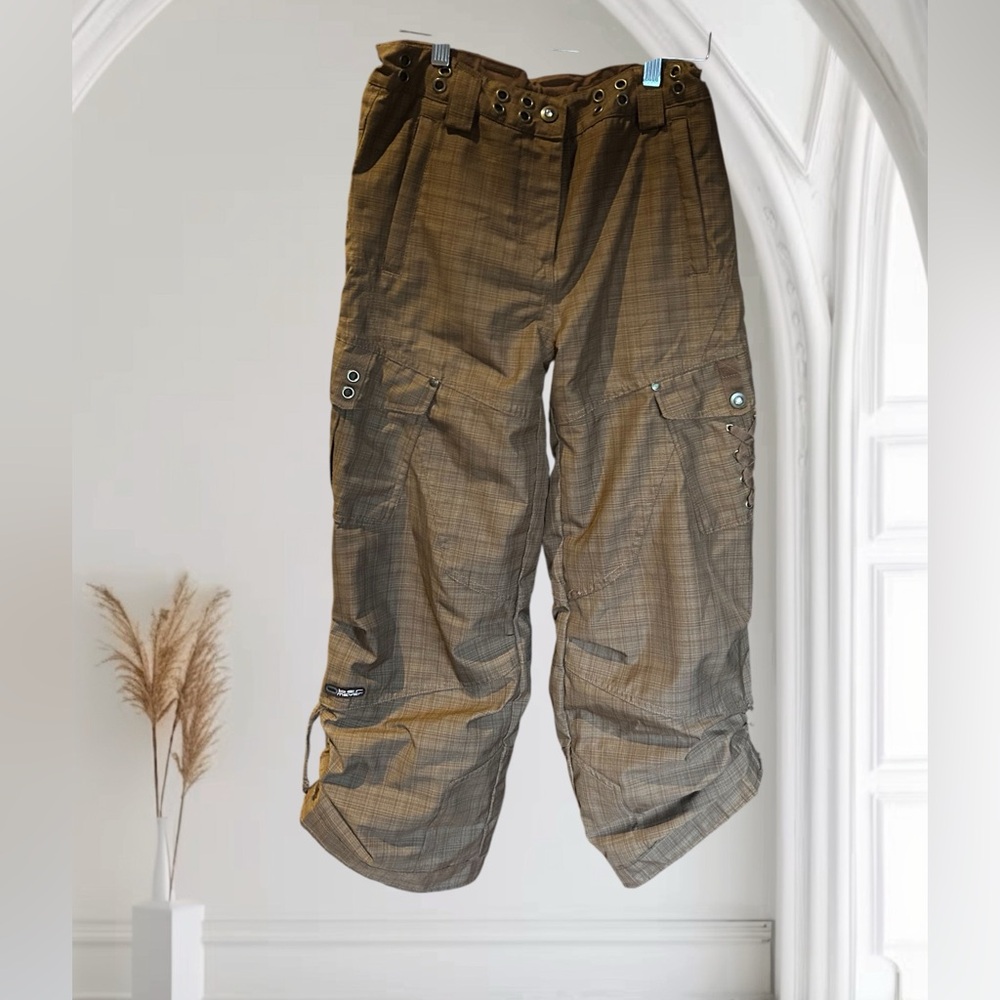 OBERMEYER Juniors Bailey Pants Plaid‎ Ski Snowboard Extended Wear System EWS 12